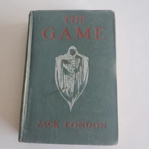 THE GAME JACK LONDON Vintage Book 1905 Antique Boxing Macmillan CO - Imagen 1 de 16