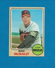 1968 Topps #478 Dave McNally Baltimore Orioles star semi-high# Centered EX+