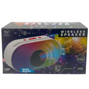 Wireless Portable Color Changing Bluetooth Speaker - 5 inch with Lanyard - Picture 1 of 12