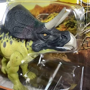 Mattel Dino Escape Zuniceratops Wild Pack Modellino dinosauro Jurassic World - Foto 1 di 11
