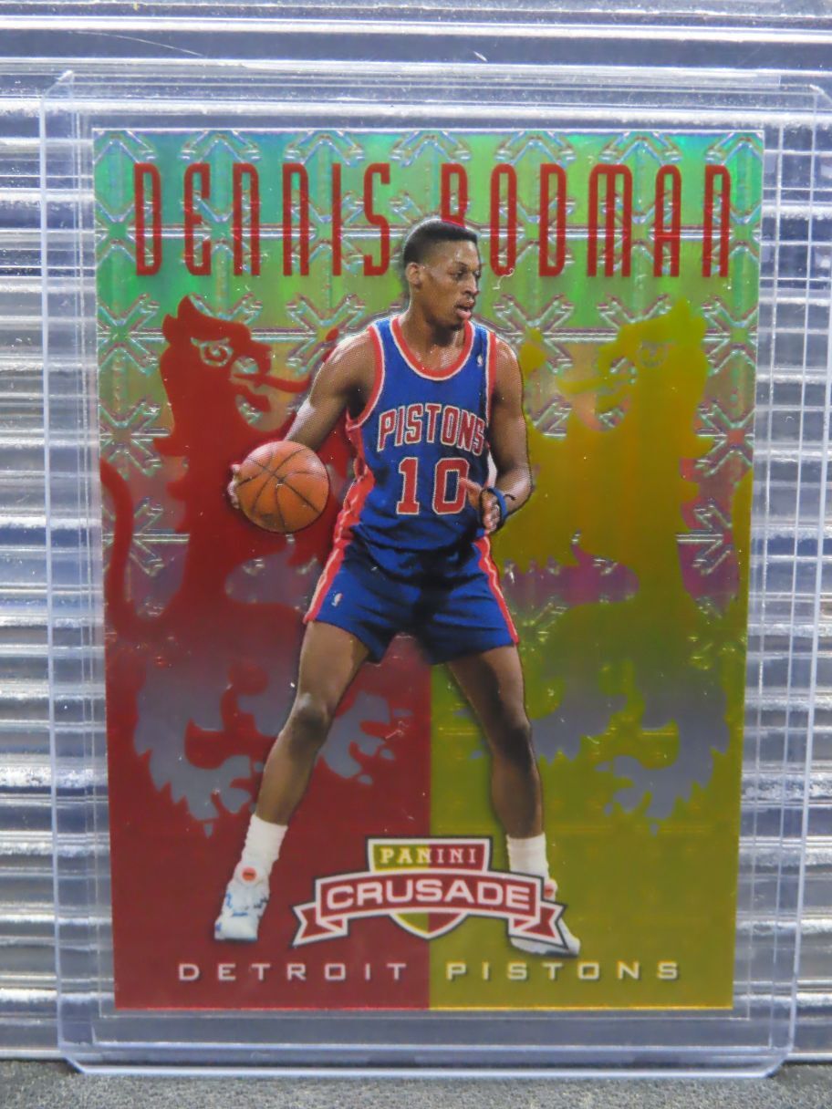 2012-13 Panini Crusade Dennis Rodman Red Parallel #01/99 Detroit Pistons