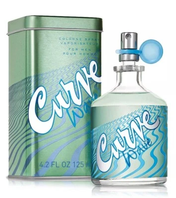 Curve Wave Colonia para Hombres por Liz Claiborne 4.2 fl oz Botella Spray Nueva Caja/Estaño Foto 1 de 4