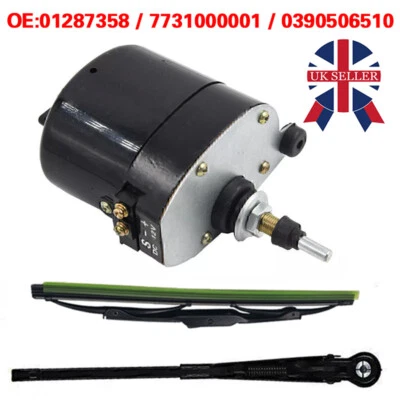 12V Universal Windscreen Wiper-Motor with Arm and Blade for Fishing-Boat Caravan - Image 1 of 4