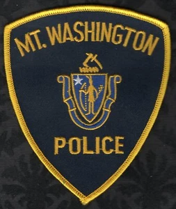 👀😂😍👌 Mt Washington Massachusetts Police Shoulder Patch - Bild 1 von 2
