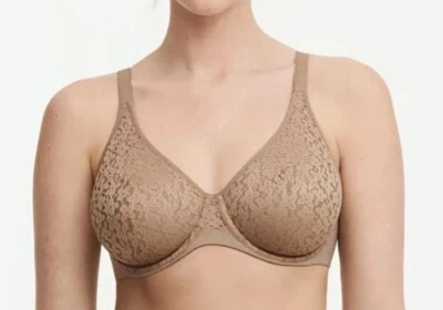 Chantelle 13F1 Norah Unlined Molded Underwire Bra, Coffee Latte Size 40C - Image 1 of 4