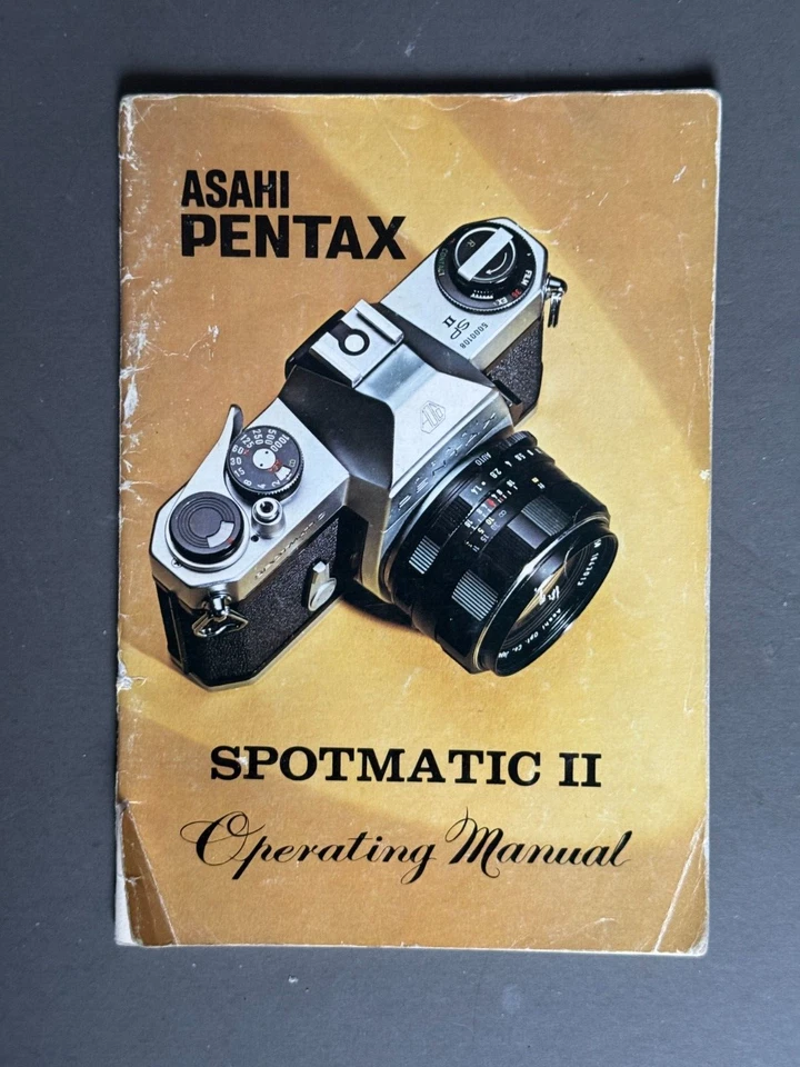 Asahi Pentax Spotmatic II operating manual - Image 1 of 1