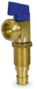 1/4 Turn Washing Machine PEX A Valve 1/2" Inlet Standard Fit Red or Blue - Picture 1 of 3