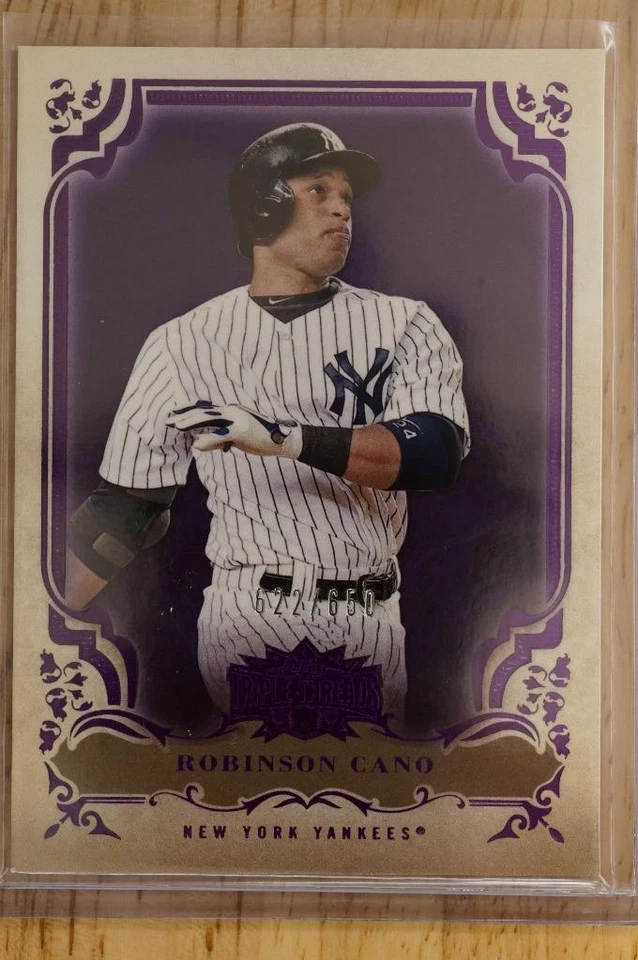 2013 Topps Triple Threads Baseball Card Amethyst #66 Robinson Cano 622/650 - Image 1 of 2
