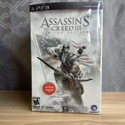 PS3 ASSASSIN`S CREED III LIMITED EDITION NEW Foto 1 de 4