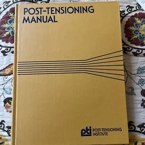 POST-TENSIONING MANUAL Second Edition First Printing 1976 Free Shipping USA - Foto 1 di 10