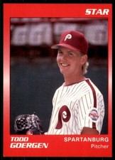 1990 Star Spartanburg Phillies Todd Goergen Spartanburg Phillies #10