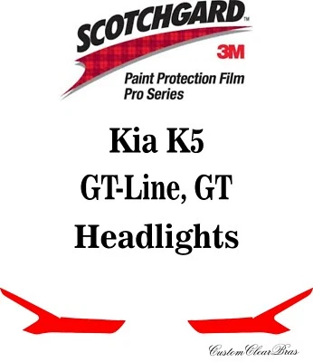 Película de protección de pintura 3M Scotchgard serie Pro 2022 2023 Kia K5 GT Foto 1 de 3