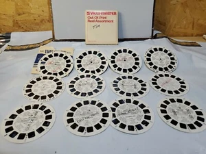 VINTAGE GAF Sawyer Viewmaster LOT  Early Sawyer & Out of Print - 12 Reels Total - Picture 1 of 12