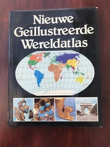Nieuwe Geillustreerde Wereldatlas. World Atlas Dutch Netherlands Vintage. 1981 - Picture 1 of 10