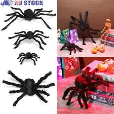 Prank Props Black Plush Spider Halloween Decoration Haunted House Bar Ornament