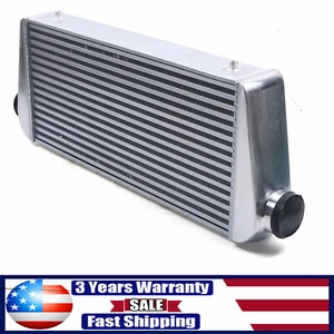 5~25PSI Universal Aluminum Large Intercooler 3" Inlet & Outlet 31"X12"X4" - Picture 1 of 6