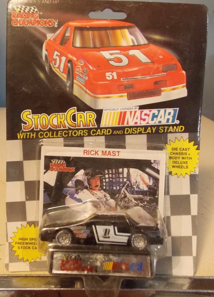 CAMPEONES DE CARRERAS RICK MÁSTIL RÉPLICA COCHE DE CARRERAS FUNDIDO A PRESIÓN Foto 1 de 1