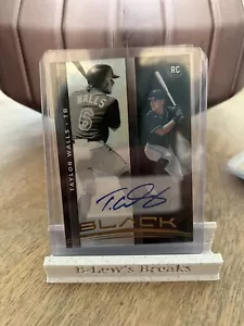 2021 Panini Chronicles Black Taylor Walls Auto TB Rays Rookie - Picture 1 of 2