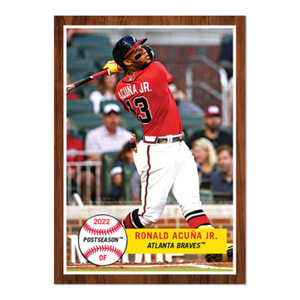 2022 Throw Back Thursday # 124 Ronald Acuna JR. Free Shipping Always!