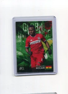 2016 Topps Apex MLS Global Influence Green David Accam 9/50 - Picture 1 of 1
