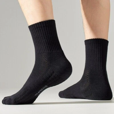 3 Pairs Mens Plain Solid Cotton Sports Ankle Athletic Socks Low Cut Size 7-9 - Image 1 of 4