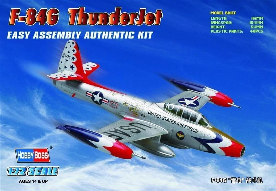 HOBBYBOSS Hobby Boss 80247 American F-84G Thunder Jet in 1:72 Bausatz Neu