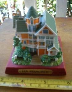 San Francisco Miniaturhaus ~ 1997 ~ orange ~ Smith Novelty Co. SNCO - Bild 1 von 5