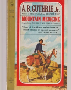 Mountain Medicine C416 Cardinal March 1961 A B Guthrie Jr Anthology Western - Imagen 1 de 3