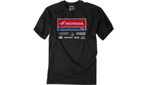 NEW FACTORY EFFEX  Honda 21 Racewear T-Shirt-Black-ALL SIZES-MOTORCYCLE/OFFROAD