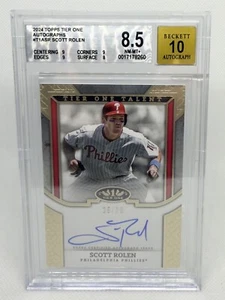 Topps Tier One #T1TA-SR 2024 autografiado/75 Scott Rolen Phillies BGS 8,5/10 - Imagen 1 de 2