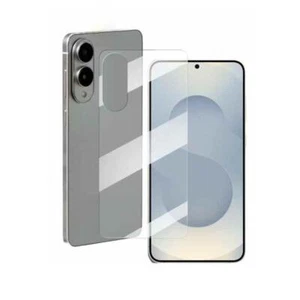 Slim Tempered Glass Back Cover Shockproof Case Fr Samsung S25 Ultra Edge New S6 - Picture 1 of 11