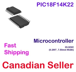 PIC18F14K22 8-Bit 64MHz IC PIC USB Flash MCU Microcontroller 20-SOIC Microchip - Picture 1 of 2