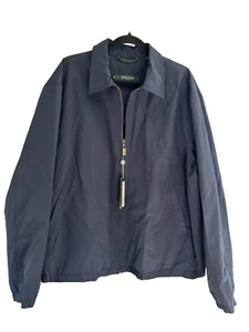 NUEVO CON ETIQUETAS Bobby Jones Hombres Azul Cremallera Completa Chaqueta Cortavientos Bolsillos Talla XXL - Imagen 1 de 11