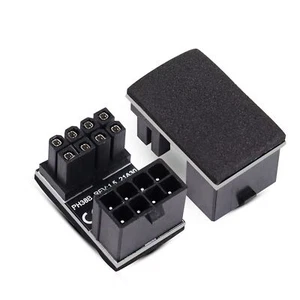 ATX 8Pin U Turn180 Degree Angled Power Adapter for Desktops Graphics Card 2 P... - Picture 1 of 6