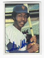 Autographed 1975 SSPC #556 TOM HALL New York Mets card w/COA