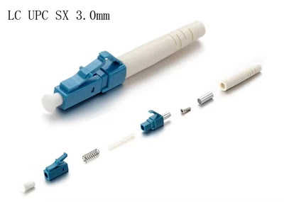 LC UPC LC/UPC Simplex 3.0mm Single Mode Fiber Optic Optical Connector Adapter - Image 1 of 4