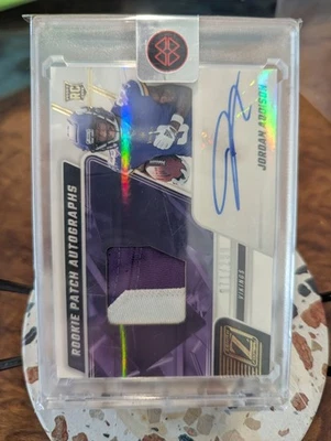 2023 Zenith Jordan Addison Rookie RC Patch Auto RPA /299 Vikings  - Image 1 of 2