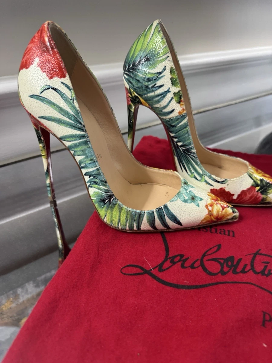 Christian Louboutin Women's Floral Heels for sale | eBay