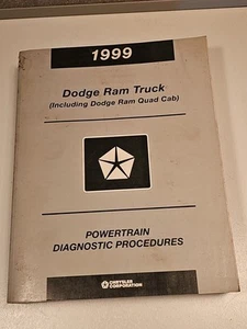1999 Dodge Ram Pick-up Truck OEM Power Train Diagnostic Service Repair Manual AC - Bild 1 von 19