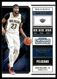 2018 Panini Contenders Draft Picks #2b Anthony Davis Bold V on back - Picture 1 of 2