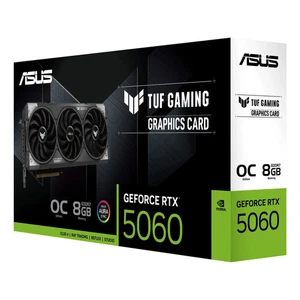 ASUS TUF Gaming TUF-RTX5060-O8G-GAMING, GeForce RTX 5060, 8GB, GDDR7, 128 Bit, - Bild 1 von 11