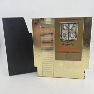 The Legend of Zelda Nintendo NES - 5 Screw Gold Cartridge Only - Actually Tested - Picture 1 of 24