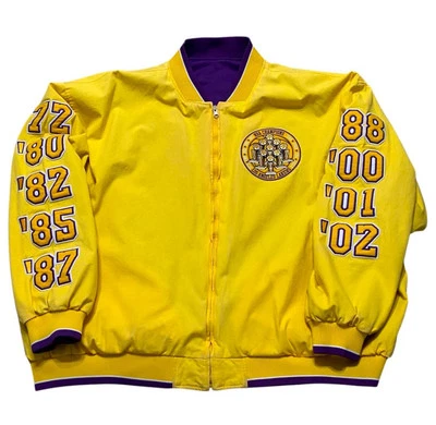 G-III Sports Los Angeles Lakers Finals Champion Reversible Big Man Jacket Sz 6X - Image 1 of 4