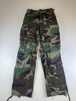 Propper Woodland Camo Pants Mens XS Short Combat Cargo Military BDU 100% Cotton - Image 1 of 4