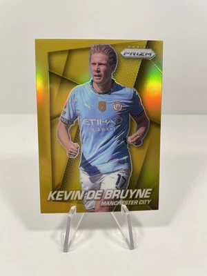 2024-25 Premier League Prizm Kevin De Bruyne Gold /10 Flashback 2014 EPL - Image 1 of 2