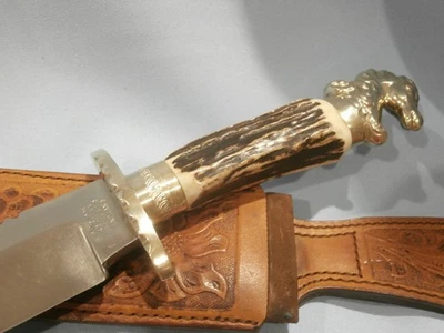 WILLIAM RODGERS SHEFFIELD  HORSE HEAD BOWIE  VINTAGE  MINT! - Image 1 of 4