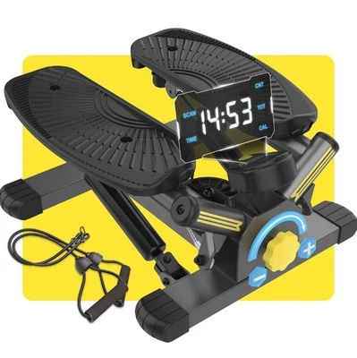 Mini Stepper Machine w/ Resistance Bands – 300LB Capacity, Home Fitness Workout - Image 1 of 4