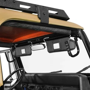 For 1987-1995 Jeep Wrangler YJ Left & Right Sun Visor Sunshade Replacement Black - Picture 1 of 12