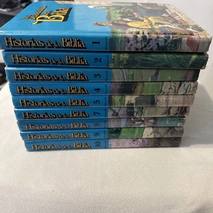 Lot of 9 LAS BELLAS HISTORIAS DE LA BIBLIA by Arturo Maxwell - Missing Book 6 - Imagen 1 de 8