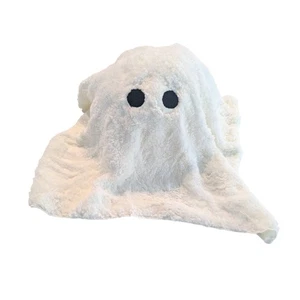Linda almohada de felpa fantasma de Halloween, almohada decorativa suave para vacaciones - Imagen 1 de 6